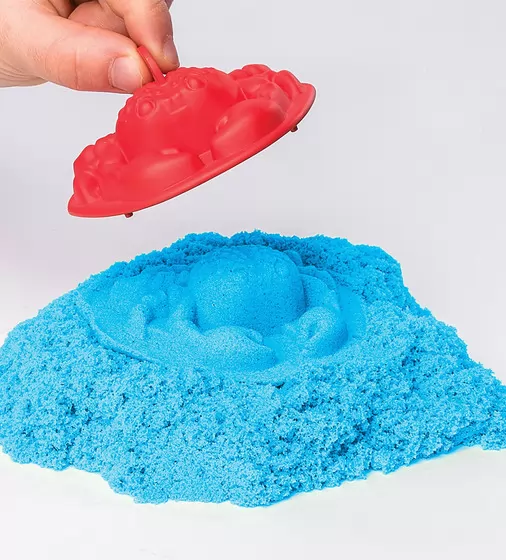 Набор Песка Для Творчества - Kinetic Sand Замок Из Песка (Голубой) - 71402B_5.jpg - № 5