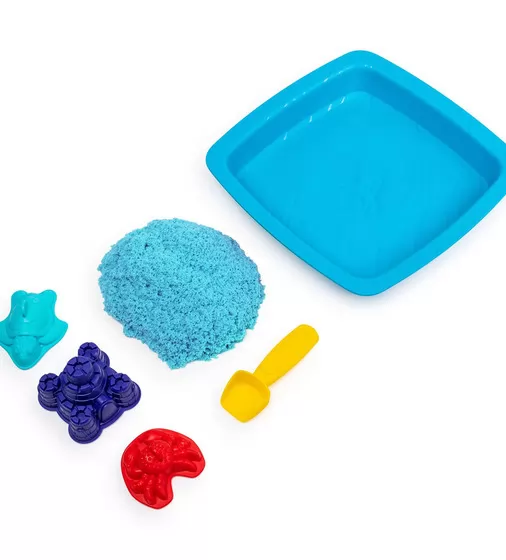 Набор Песка Для Творчества - Kinetic Sand Замок Из Песка (Голубой) - 71402B_3.jpg - № 3
