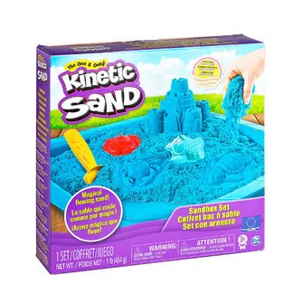 Набор Песка Для Творчества - Kinetic Sand Замок Из Песка (Голубой)