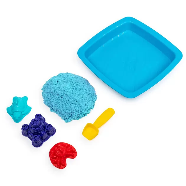 Набор Песка Для Творчества - Kinetic Sand Замок Из Песка (Голубой)