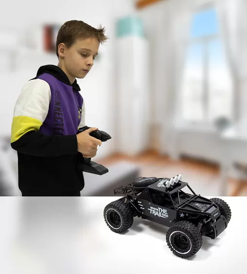 Автомобиль Off-road Crawler на р/у – Race (матовый черный, 1:14) - SL-309RHMBl_9.jpg - № 9