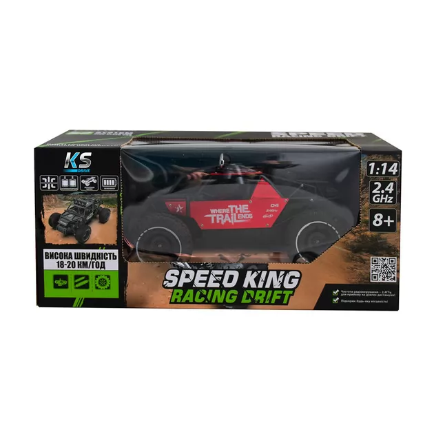 Автомобиль Off-road Crawler на р/у – Race (матовый красный, 1:14)
