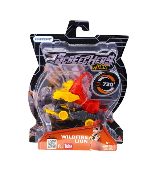 Машинка-трансформер SCREECHERS WILD! S4 L0 - Вайлдфаер Лаен - EU685004_6.jpg - № 6