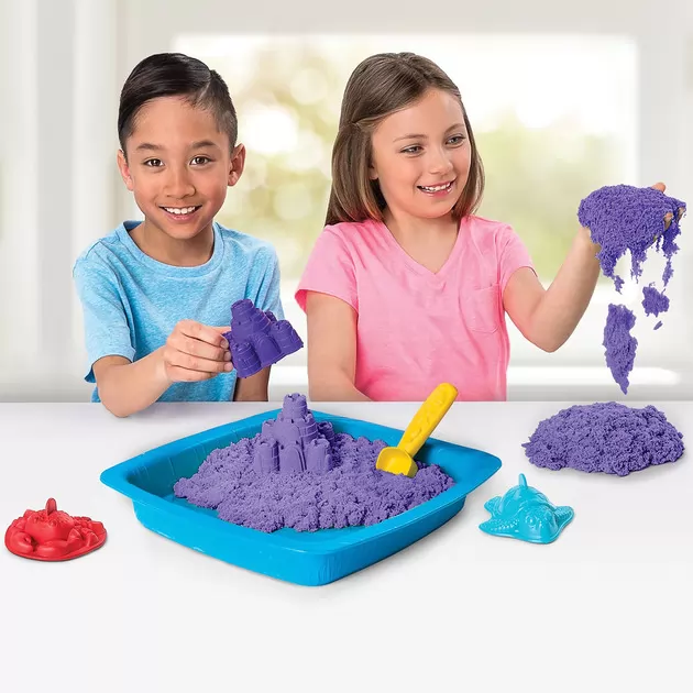 Набор Песка Для Творчества - Kinetic Sand Замок Из Песка (Фиолетовый)