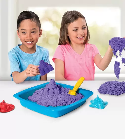 Набор Песка Для Творчества - Kinetic Sand Замок Из Песка (Фиолетовый) - 71402P_2.jpg - № 2