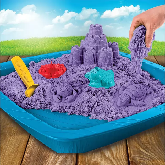 Набор Песка Для Творчества - Kinetic Sand Замок Из Песка (Фиолетовый)