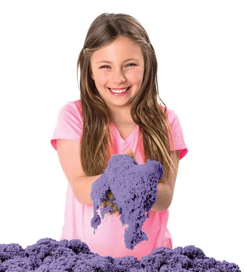 Набор Песка Для Творчества - Kinetic Sand Замок Из Песка (Фиолетовый) - 71402P_6.jpg - № 6