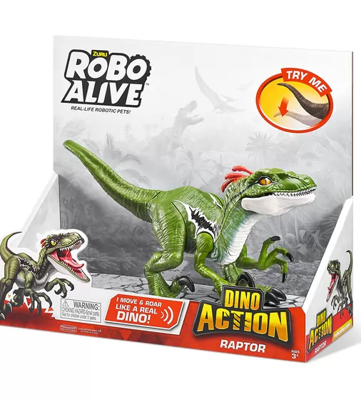 Интерактивная игрушка Robo Alive - Раптор - 7172_7.jpg - № 7