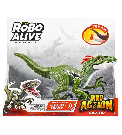 Интерактивная игрушка Robo Alive - Раптор - 7172_8.jpg - № 8