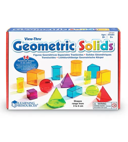 Обучающий Игровой Набор Learning Resources – 3D-Геометрия - LER4331_1.jpg - № 1