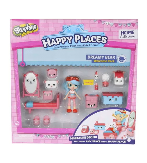 Игровой Набор С Куклой Happy Places S1 – Спальня Джесси Кейк - 56325_1.jpg - № 1
