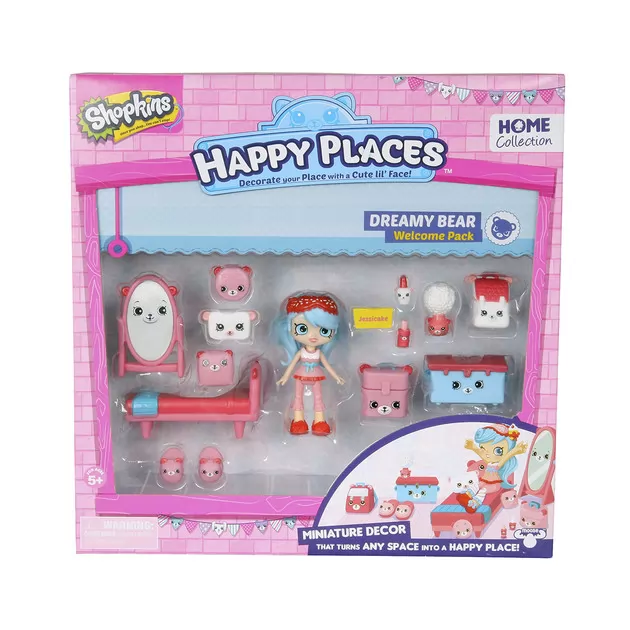 Игровой Набор С Куклой Happy Places S1 – Спальня Джесси Кейк
