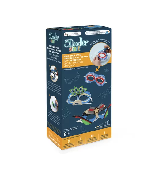 Набор Аксессуаров Для 3D-Ручки 3Doodler Start – Маскарад - 8SMKMASK3R_2.jpg - № 2