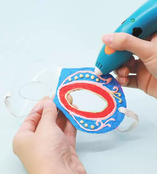 Набор Аксессуаров Для 3D-Ручки 3Doodler Start – Маскарад - 8SMKMASK3R_8.jpg - № 8