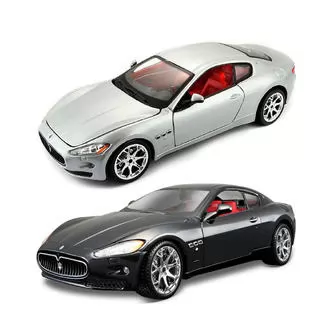 Автомодель - Maserati Grantourismo (2008) (ассорти черный, серебристый, 1:24)
