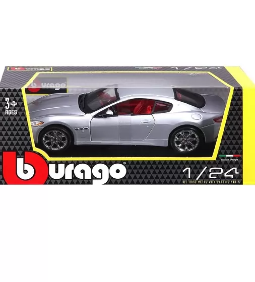 Автомодель - Maserati Grantourismo (2008) (ассорти черный, серебристый, 1:24) - 18-22107_12.jpg - № 12
