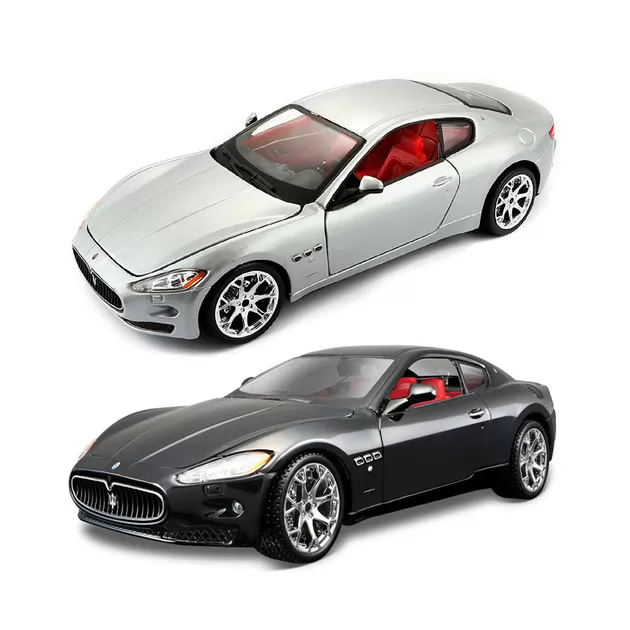 Автомодель - Maserati Grantourismo (2008) (ассорти черный, серебристый, 1:24)