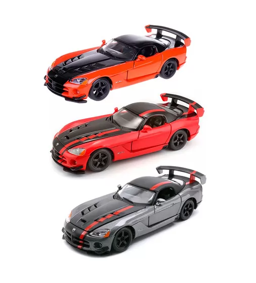 Автомодель - Dodge Viper Srt10 Acr (ассорти оранж-черн металлик, красн-черн металлик, 1:24) - 18-22114_1.jpg - № 1