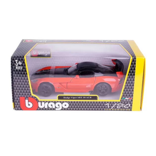 Автомодель - Dodge Viper Srt10 Acr (ассорти оранж-черн металлик, красн-черн металлик, 1:24)