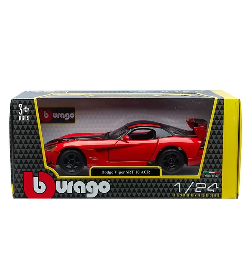 Автомодель - Dodge Viper Srt10 Acr (ассорти оранж-черн металлик, красн-черн металлик, 1:24) - 18-22114_18.jpg - № 18
