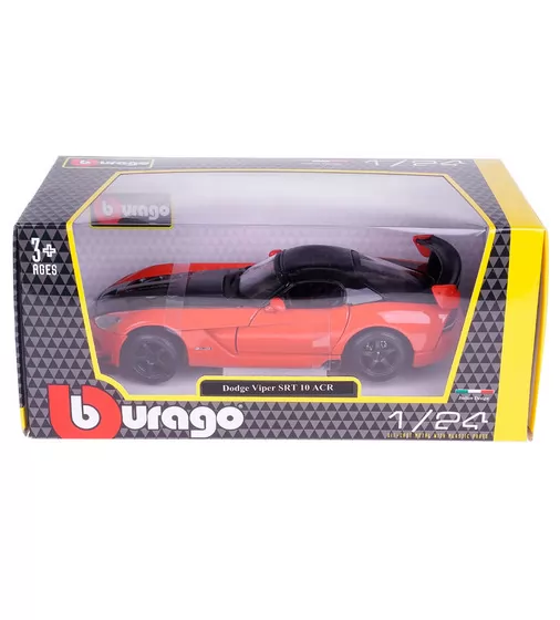 Автомодель - Dodge Viper Srt10 Acr (ассорти оранж-черн металлик, красн-черн металлик, 1:24) - 18-22114_17.jpg - № 17