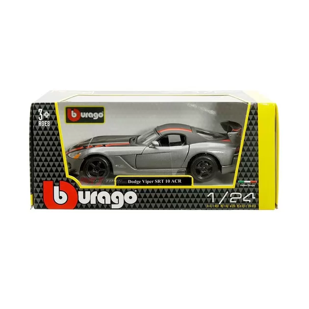 Автомодель - Dodge Viper Srt10 Acr (ассорти оранж-черн металлик, красн-черн металлик, 1:24)