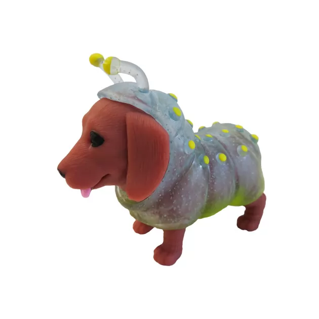 Стретч-игрушка в виде животного Dress your puppy S1 – Щенок в блестящем костюмчике
