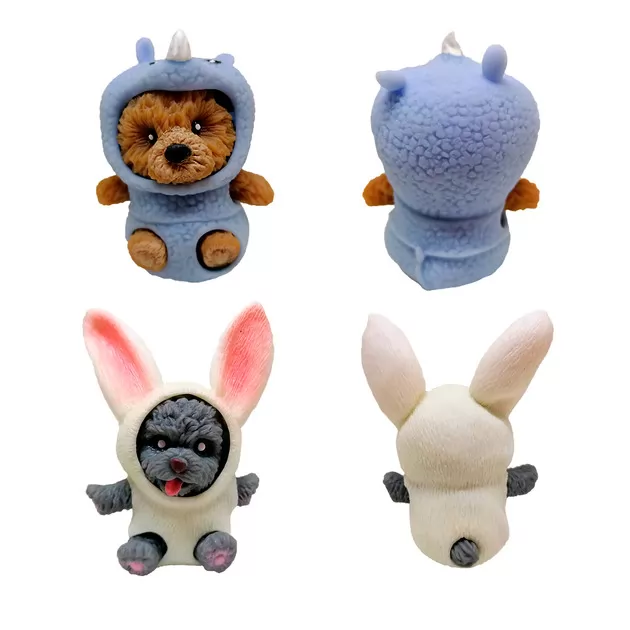 Стретч-игрушка в виде животного Dress your puppy – Друзья в костюмчиках