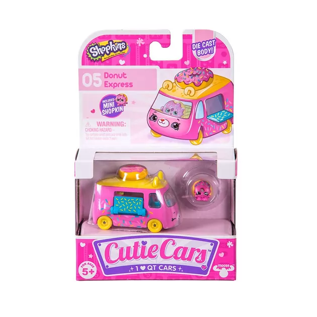 Мини-машинка SHOPKINS CUTIE CARS S1 - ЭНЕРГИЧНЫЙ ПОНЧИК