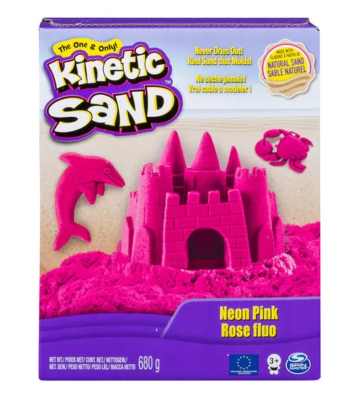 Песок Для Детского Творчества - Kinetic Sand Color (Розовый) - 71409Pn_1.jpg - № 1