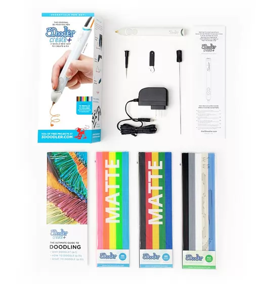3D-Ручка 3Doodler Create Plus  Для Профессионального Использования - Белая - 8CPSWEEU3E_3.jpg - № 3