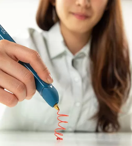 3D-Ручка 3Doodler Create Plus  Для Профессионального Использования - Синяя - 8CPSBEEU3E_4.jpg - № 4
