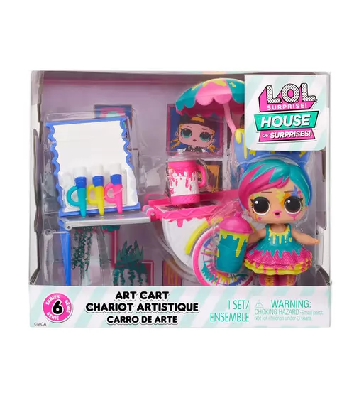 Игровой набор с куклой L.O.L. Surprise! – Арт-тележка Художницы - 583806_1.jpg - № 1
