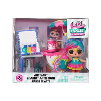 Игровой набор с куклой L.O.L. Surprise! – Арт-тележка Художницы