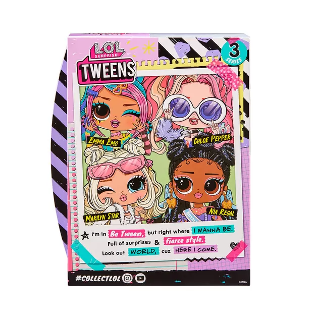 Игровой набор с куклой L.O.L. Surprise! серии Tweens" S3 – Ния Ригал"