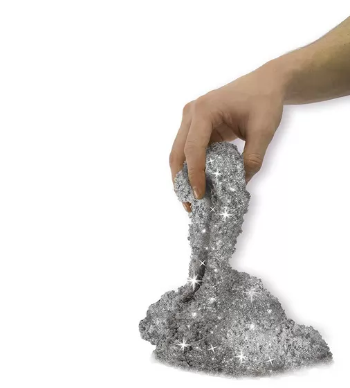 Песок Для Детского Творчества - Kinetic Sand Metallic (Серебряный) - 71408S_3.jpg - № 3