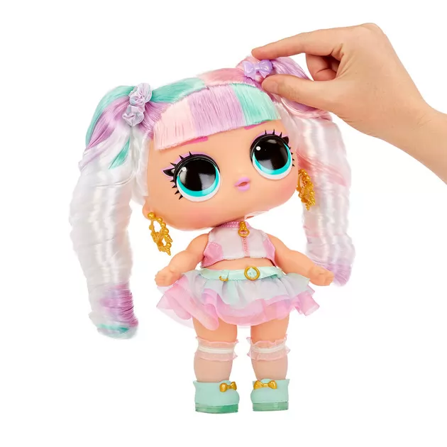 Игровой набор с мегакуклой L.O.L. Surprise! серии Big Baby Hair Hair Hair" – Единорог"