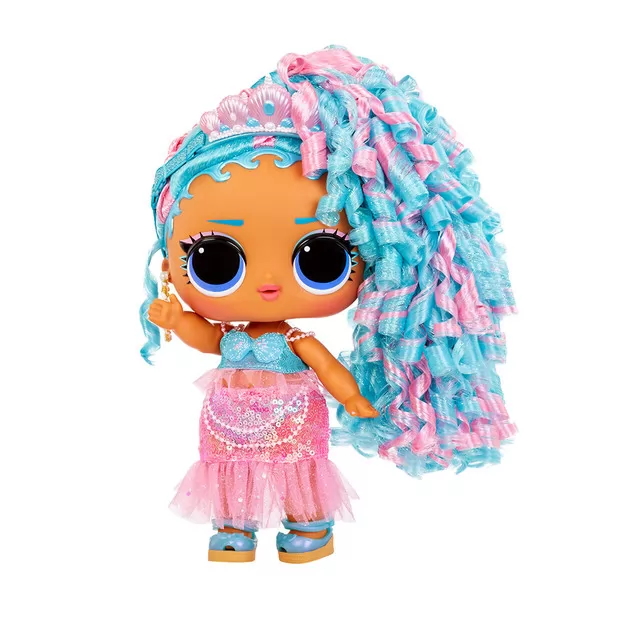 Игровой набор с мегакуклой L.O.L. Surprise! серии Big Baby Hair Hair Hair" – Королева Всплеск"