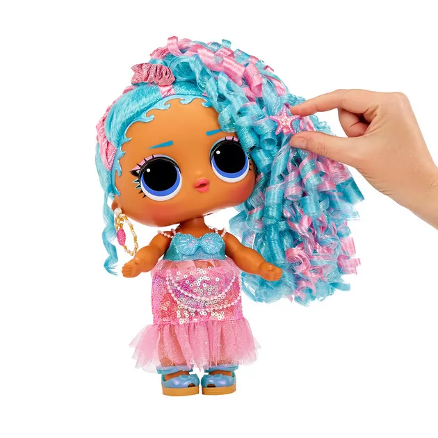 Игровой набор с мегакуклой L.O.L. Surprise! серии Big Baby Hair Hair Hair" – Королева Всплеск"