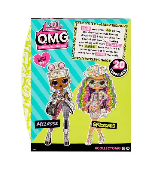 Игровой набор с куклой L.O.L. Surprise! серии O.M.G. Core" S6 – Леди Скетч" - 581857_8.jpg - № 8