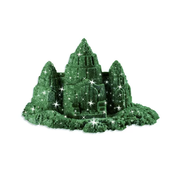 Песок Для Детского Творчества - Kinetic Sand Metallic (Зеленый)