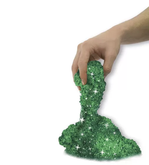 Песок Для Детского Творчества - Kinetic Sand Metallic (Зеленый) - 71408Em_5.jpg - № 5