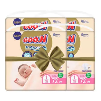 Подгузники GOO.N Premium Soft для новорожденных  (размер 1(NB), до 5 kg, 288 шт)