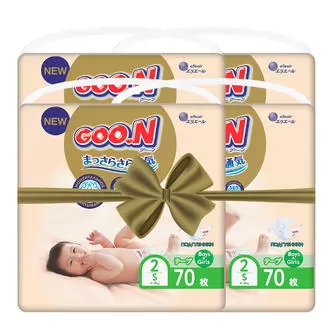 Подгузники GOO.N Premium Soft для детей (размер 2(S), 4-8 kg, 280 шт)