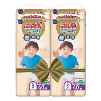 Подгузники GOO.N Premium Soft для детей (размер 5(XL), 12-20 kg, 160 шт)