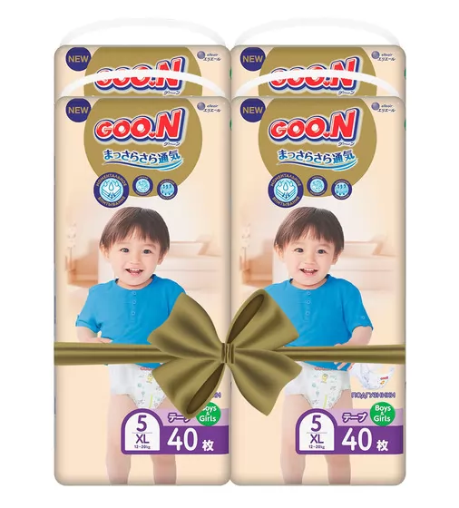 Подгузники GOO.N Premium Soft для детей (размер 5(XL), 12-20 kg, 160 шт) - 863226-4_1.jpg - № 1