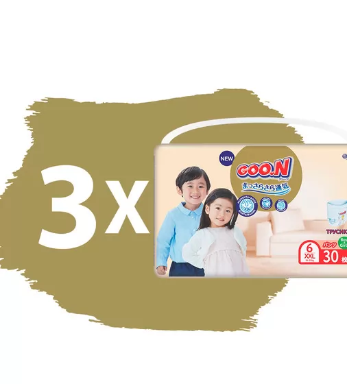 Трусики-подгузники GOO.N Premium Soft для детей (размер 6(XXL), 15-25 kg, 90 шт) - 863230-3_2.jpg - № 2