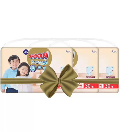 Трусики-подгузники GOO.N Premium Soft для детей (размер 6(XXL), 15-25 kg, 90 шт) - 863230-3_1.jpg - № 1