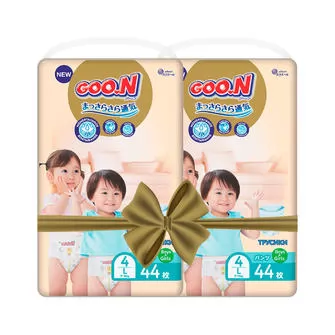 Трусики-подгузники GOO.N Premium Soft для детей (размер 4(L), 9-14 kg, 88 шт)