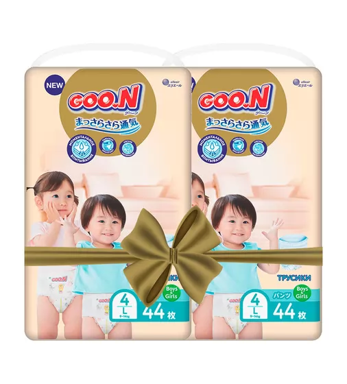 Трусики-подгузники GOO.N Premium Soft для детей (размер 4(L), 9-14 kg, 88 шт) - 863228-2_1.jpg - № 1